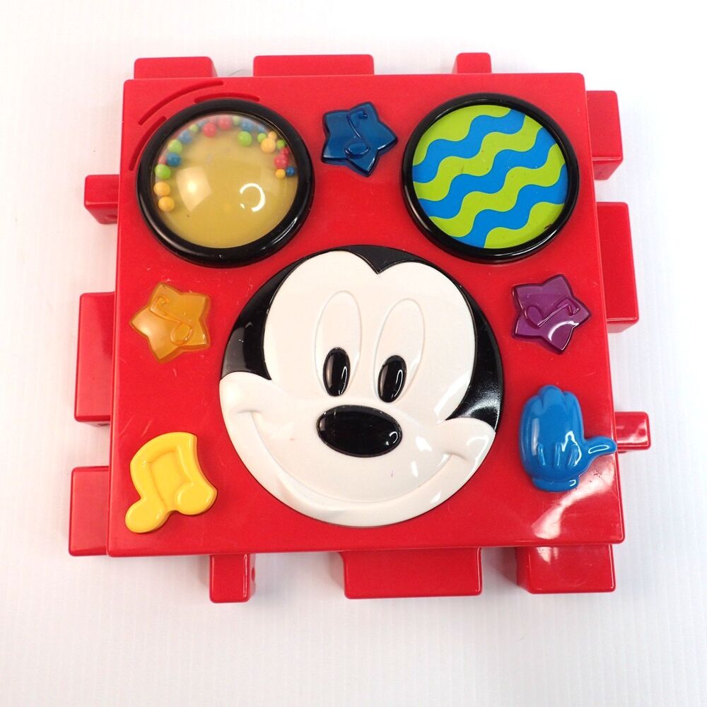 RARE! Mattel Disney Mickey Activity Cube REPLACEMENT Electronic Puzzle Block
